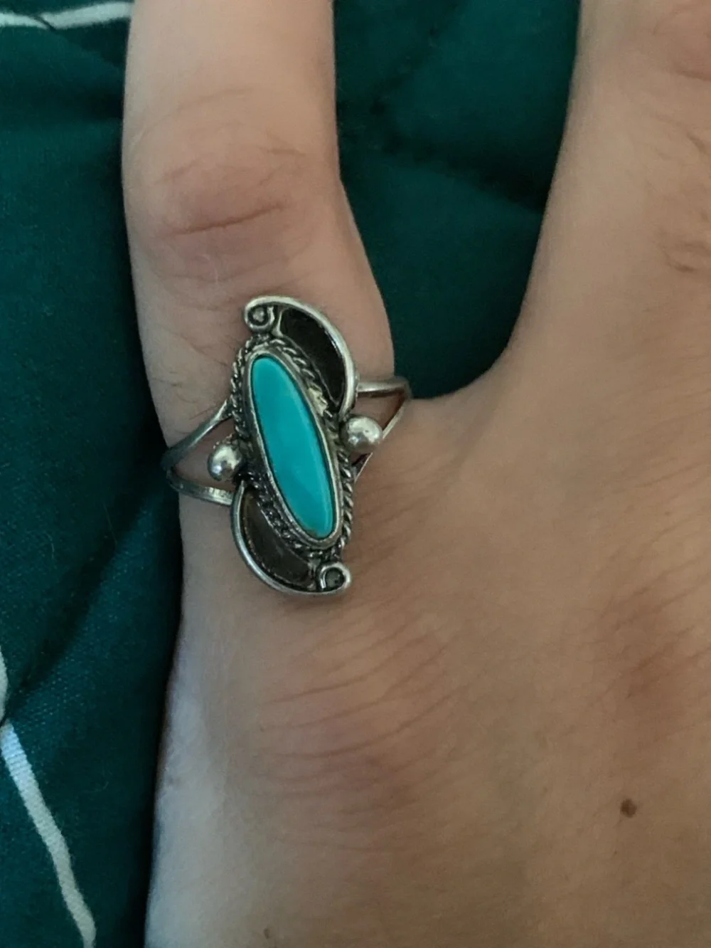 Vintage Navajo Turquoise Ring